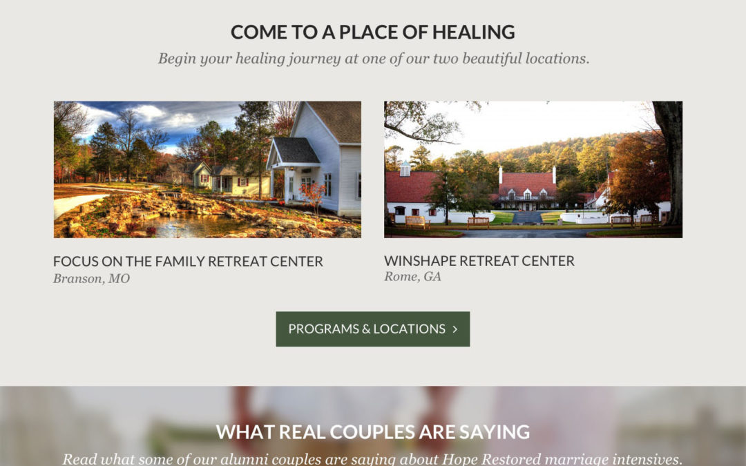 Marriage Counseling Website Design